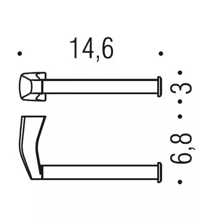 Фото Держатель туалетной бумаги Colombo Road B8008.CRQ хром глянец