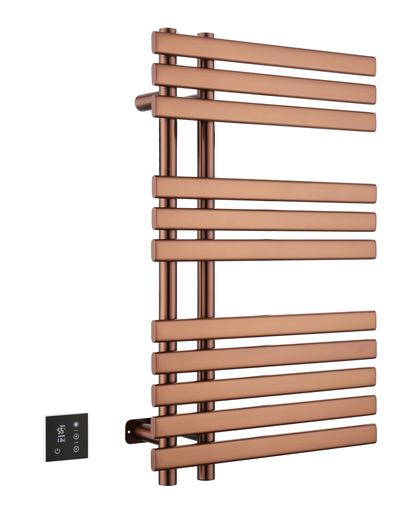 Фото Полотенцесушитель Boheme Venturo 723-CB электрический, copper brushed, медь h80x50 см