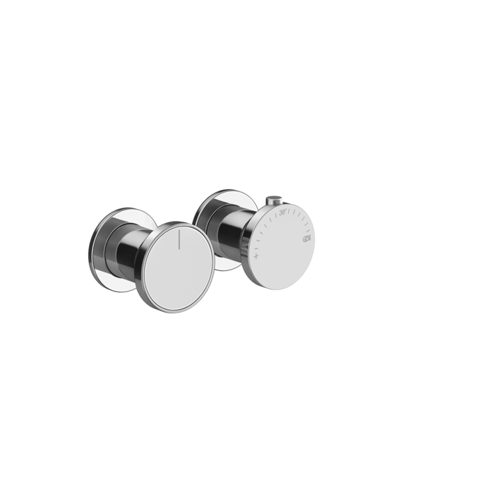 Фото Смеситель Gessi Origini 66134#031 для ванны термостат, хром