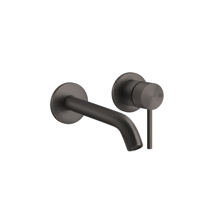 Фото Смеситель Gessi Gessi316 54286#707 для раковины с изливом, черный хром браш pvd