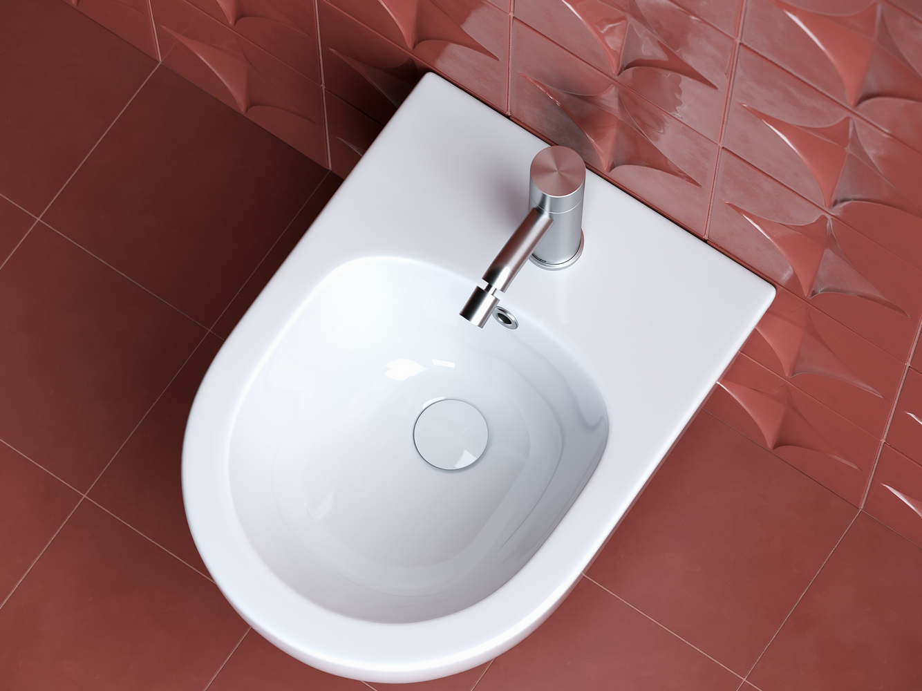 Фото Биде Ceramicanova Forma CN3010 подвесное, белый глянцевый