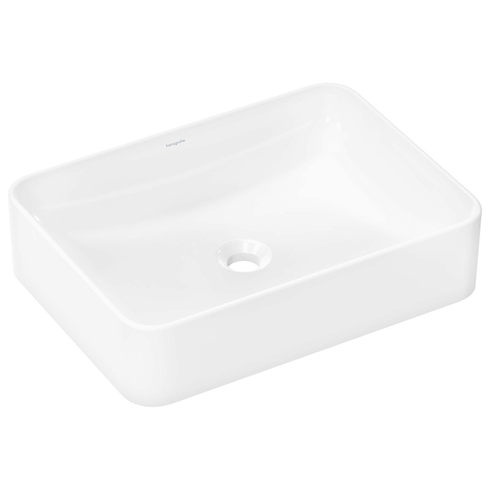 Фото Раковина Hansgrohe Xuniva 60168450 накладная 55 см, цвет белый