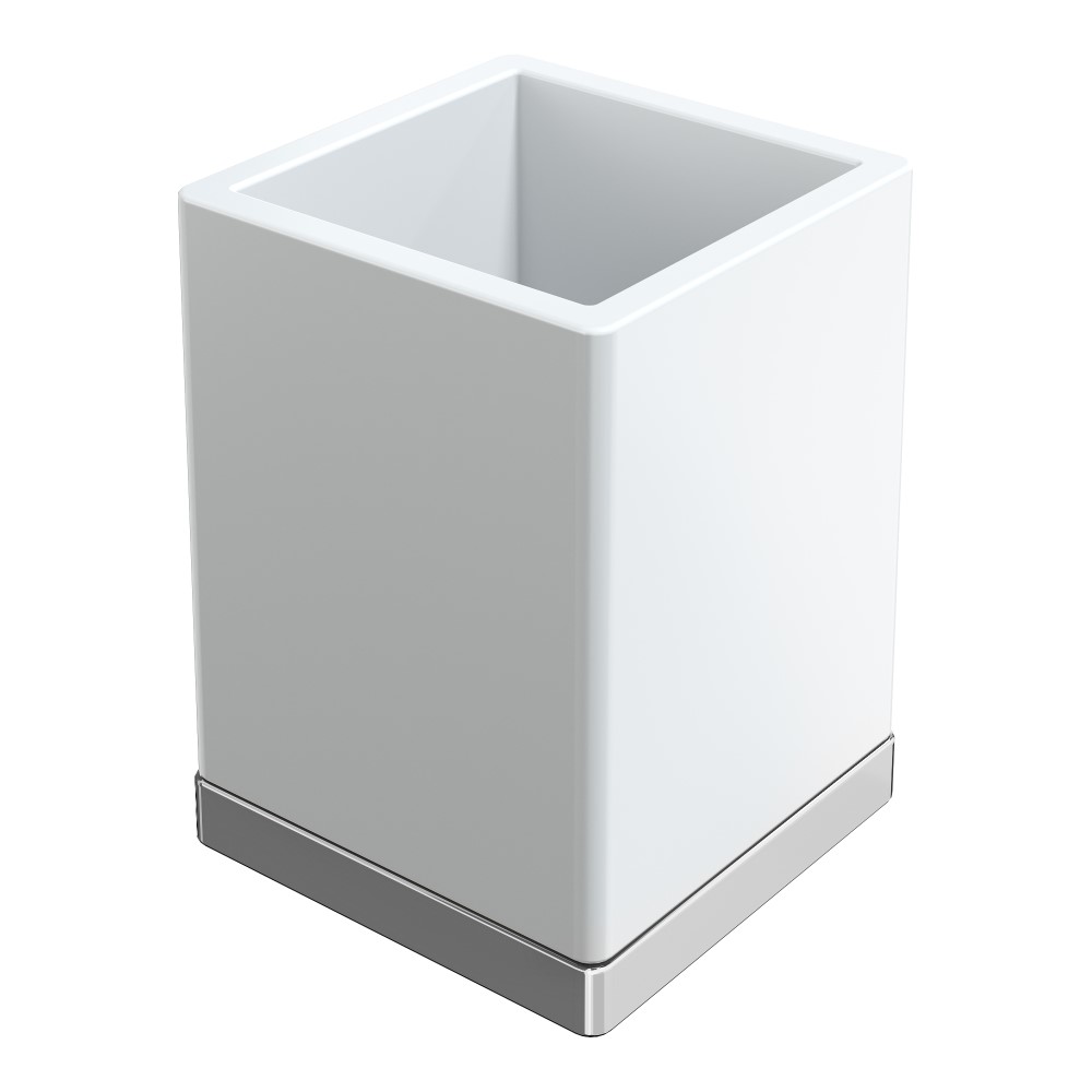 Фото Стакан Boheme Qubic 10961-CR настольный хром