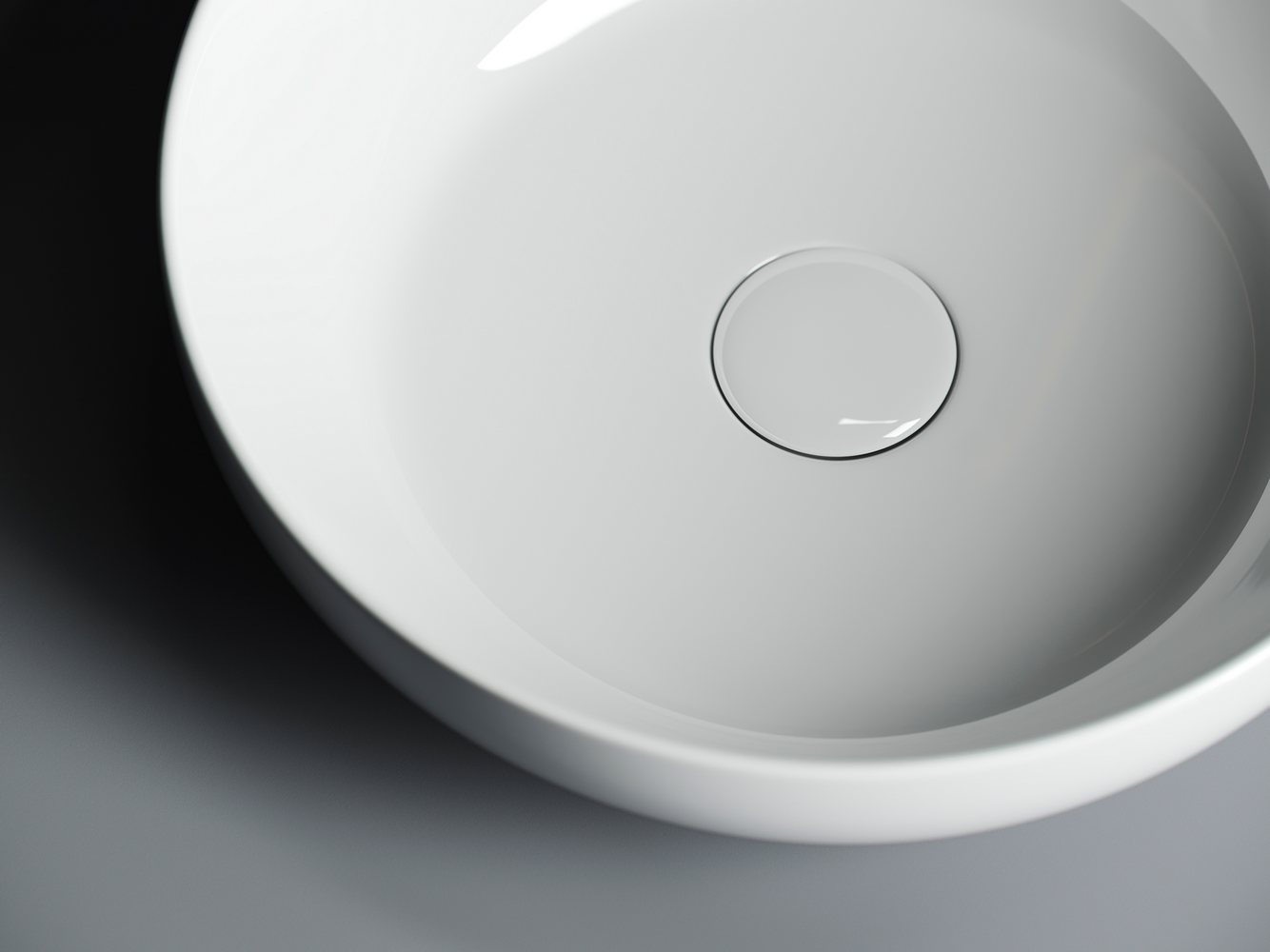 Фото Раковина Ceramicanova Element CN6020 накладная 38 × 38 × 11 см, белый глянцевый