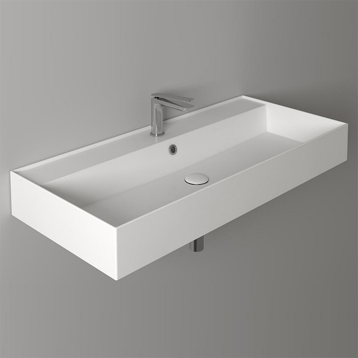 Фото Раковина Simas Agile AG101 bi*1 подвесная 101 см, цвет белый