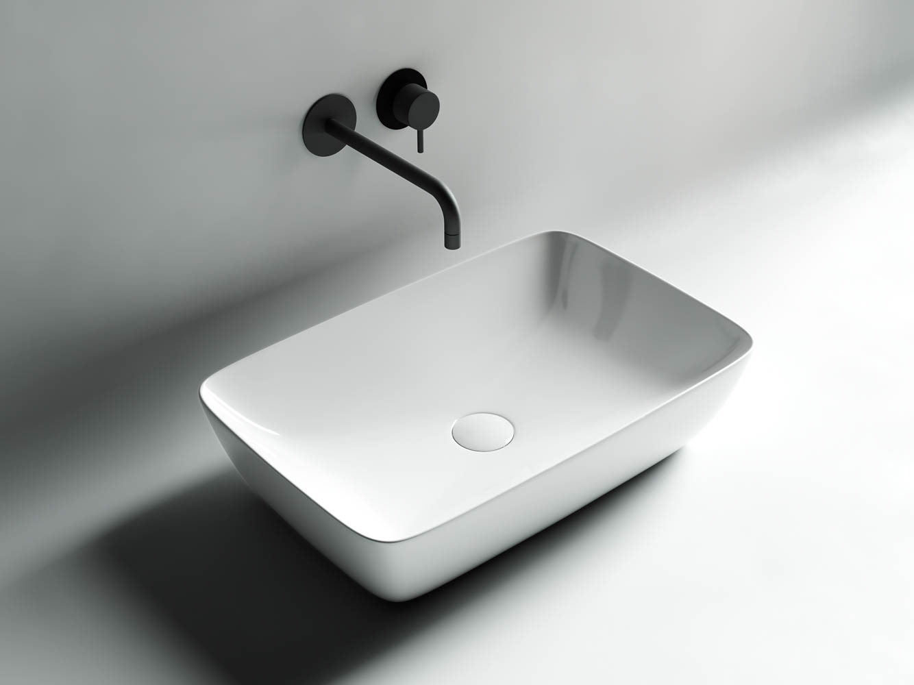 Фото Раковина Ceramicanova Forma CN2003 накладная 59 × 40 × 14,5 см, белый глянцевый
