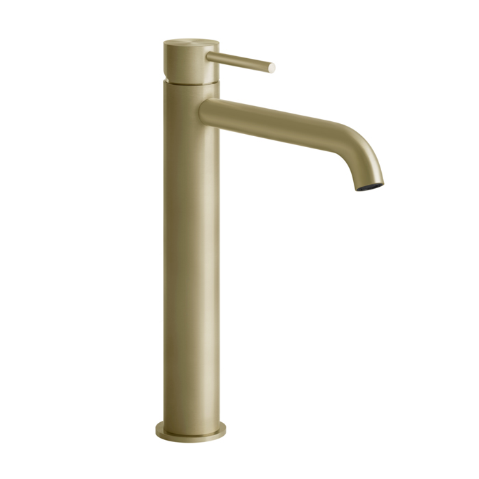 Фото Смеситель Gessi Gessi316 54006#727 для раковины, латунь браш pvd