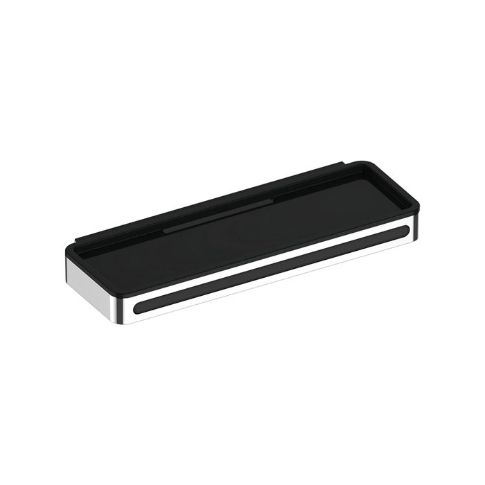 Фото Полка для ванной Keuco Plan 14959010037 подвесной хром/dark grey