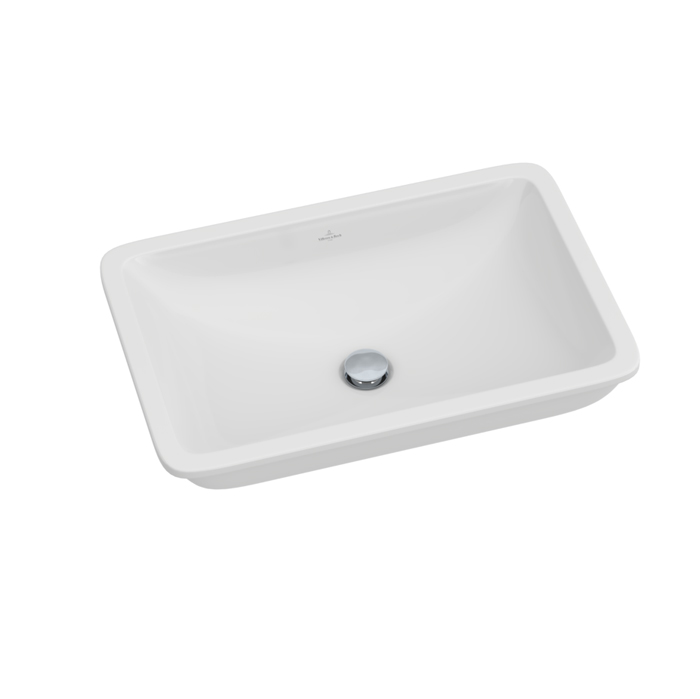 Фото Раковина Villeroy & Boch Loop&Friends 61632001 встраиваемая 61.5 см, цвет альпийский белый
