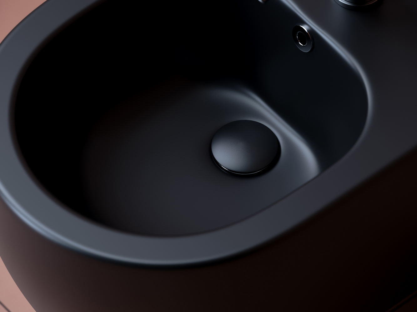 Фото Биде Ceramicanova Play CN3002MB подвесное, черный матовый