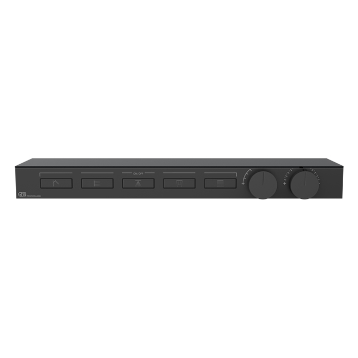 Фото Смеситель Gessi Hi-Fi 63028#299 для душа термостат, черный матовый