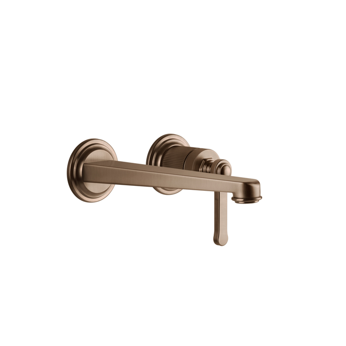Фото Смеситель Gessi Venti20 65089#708 для раковины, медь браш pvd