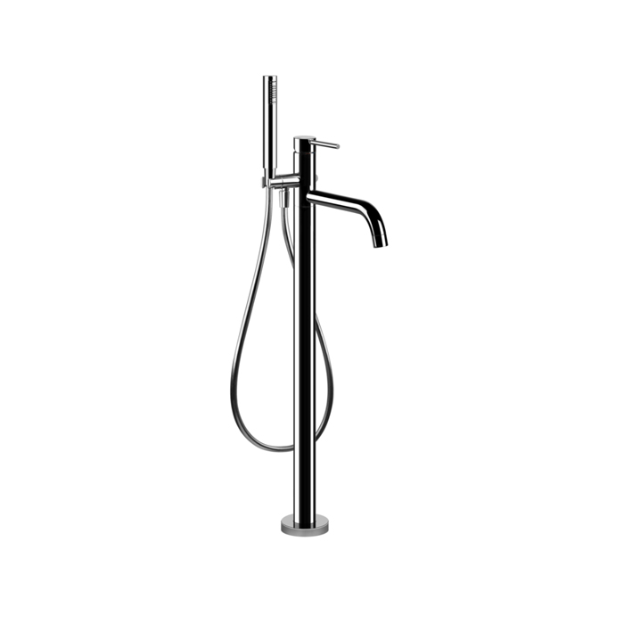Фото Смеситель Gessi Via tortona 24943#031 для ванны с душем напольный, хром