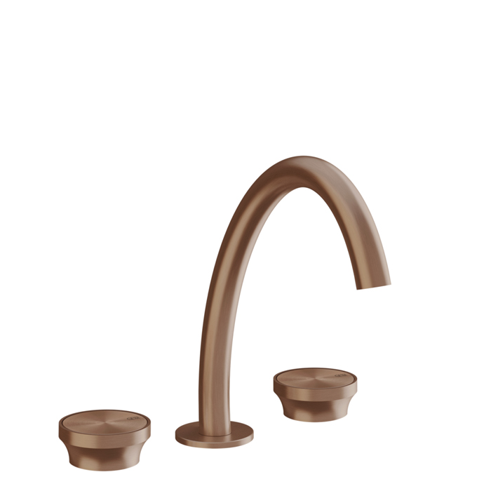 Фото Смеситель Gessi Origini 66014#708 для раковины, медь браш pvd