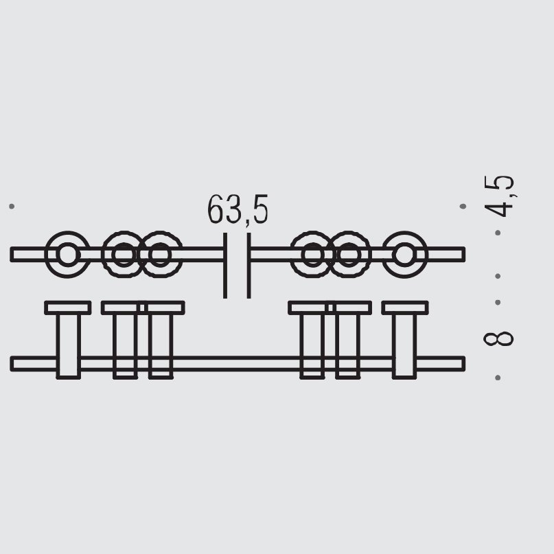 Фото Полотенцедержатель Colombo Plus W4911R.CR подвесной L 63,5 см хром глянец