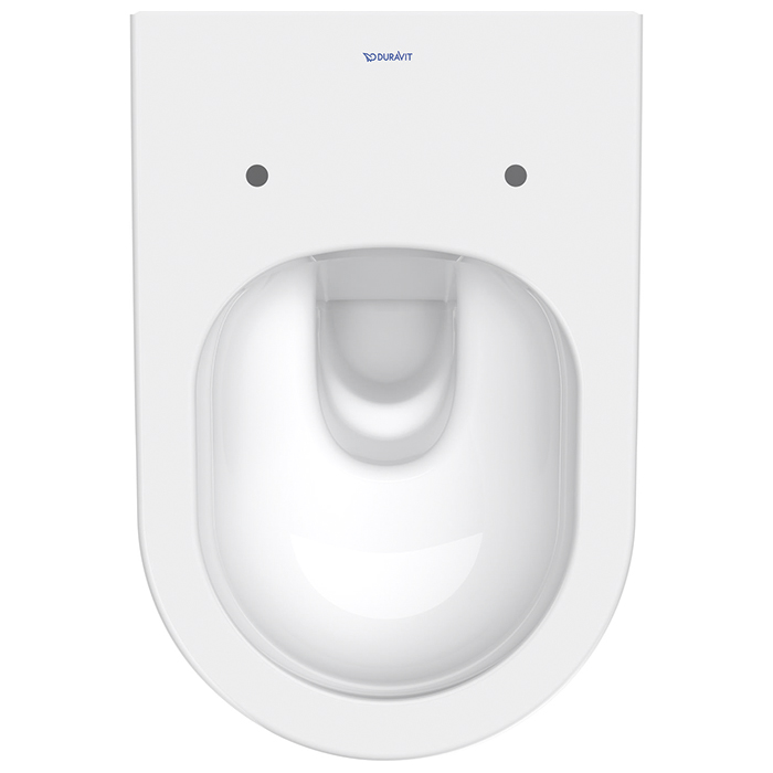 Фото Унитаз подвесной Duravit D-Neo 2577092000, безободковый, без сиденья, белый глянцевый