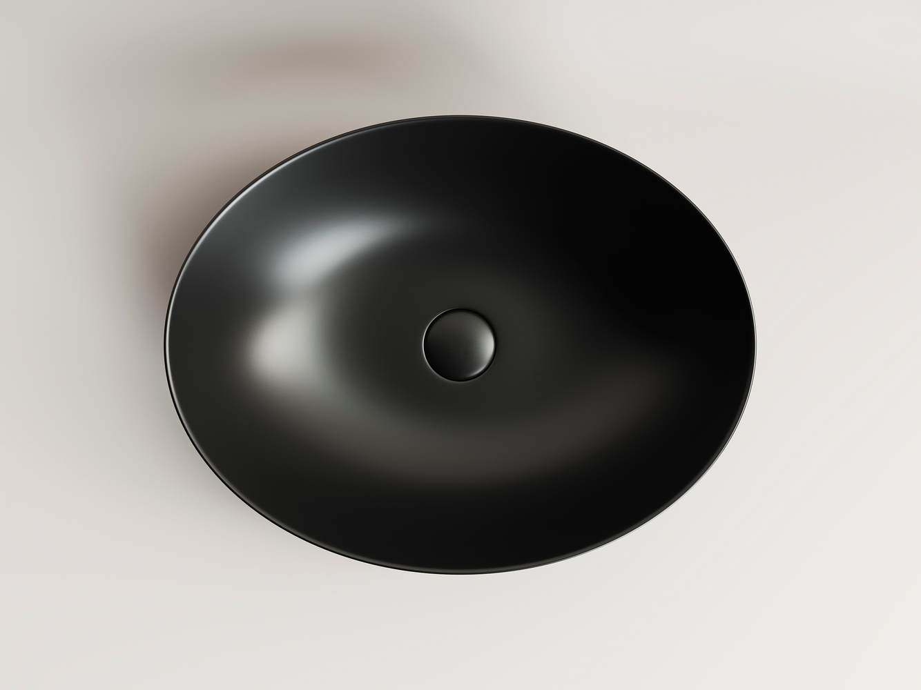 Фото Раковина Ceramicanova Element CN6017MB накладная 52 × 39,5 × 13 см, черный матовый
