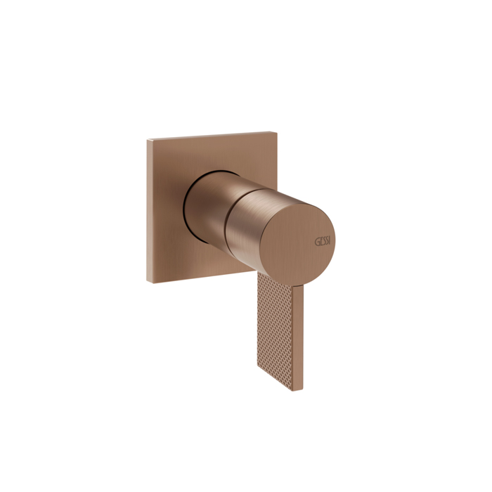 Фото Смеситель Gessi Inverso Diamantato 73609#708 для раковины, медь браш pvd