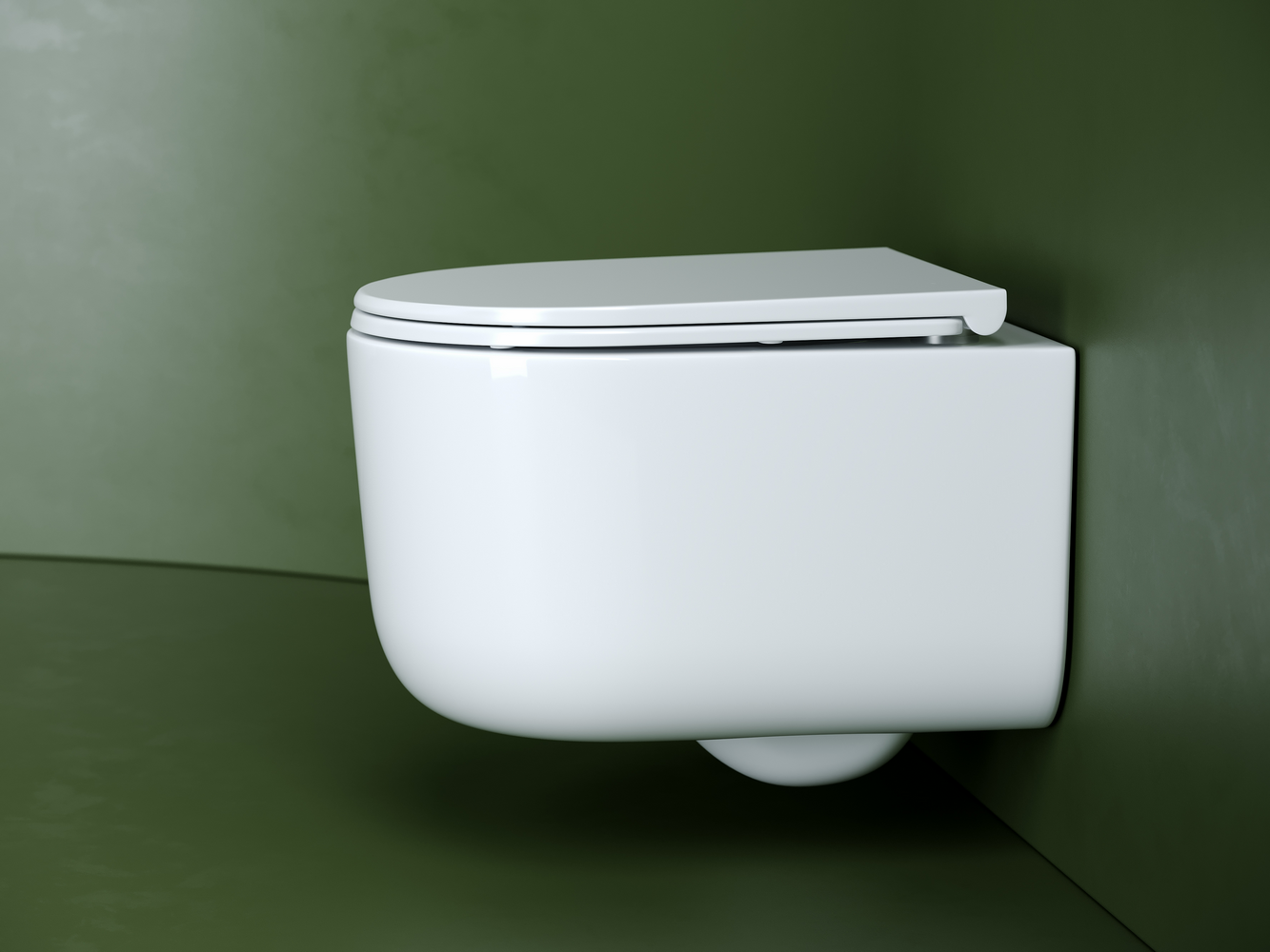 Фото Унитаз Ceramicanova Ulma CN4006T с сиденьем подвесной, белый глянцевый