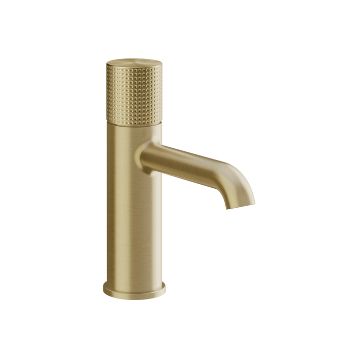 Фото Смеситель Gessi Habito 70402#727 для раковины с донным клапаном, латунь браш pvd