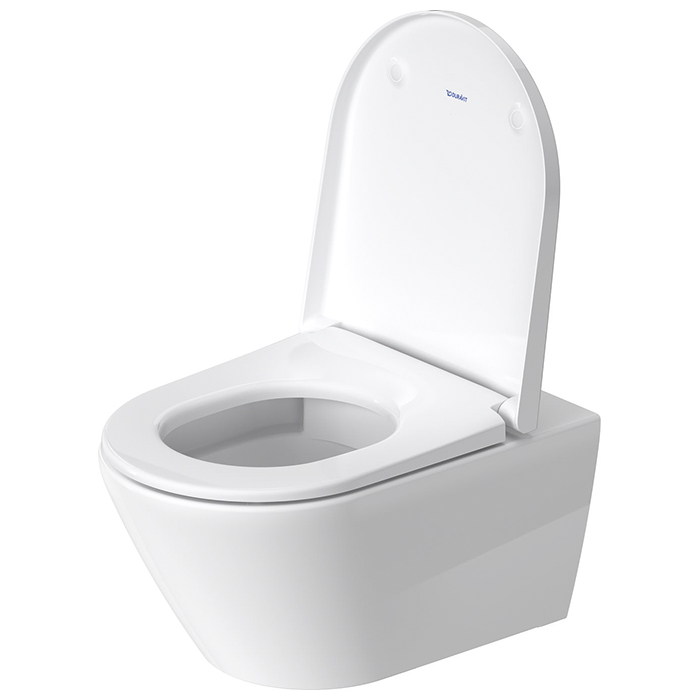 Фото Унитаз подвесной Duravit D-Neo 2577092000, безободковый, без сиденья, белый глянцевый