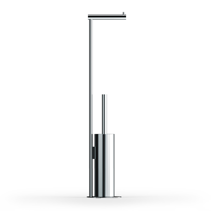 Фото Стойка Decor Walther Bar 0861500 с ершиком и бумагодержателем, хром