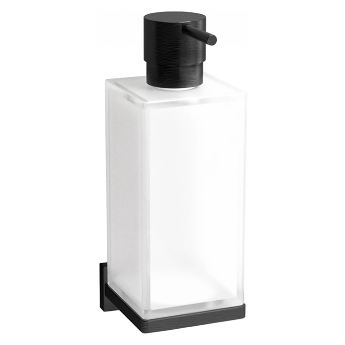 Фото Дозатор Colombo Look B9316.GM-VAN подвесной графит матовый/стекло матовое