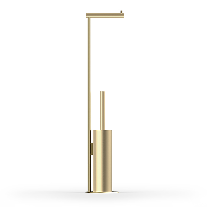 Фото Стойка Decor Walther Bar 0861582 с ершиком и бумагодержателем, золото матовое