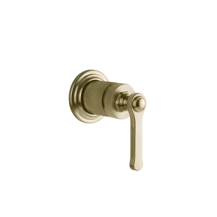 Фото Смеситель Gessi Venti20 65131#727 для душа, латунь браш pvd