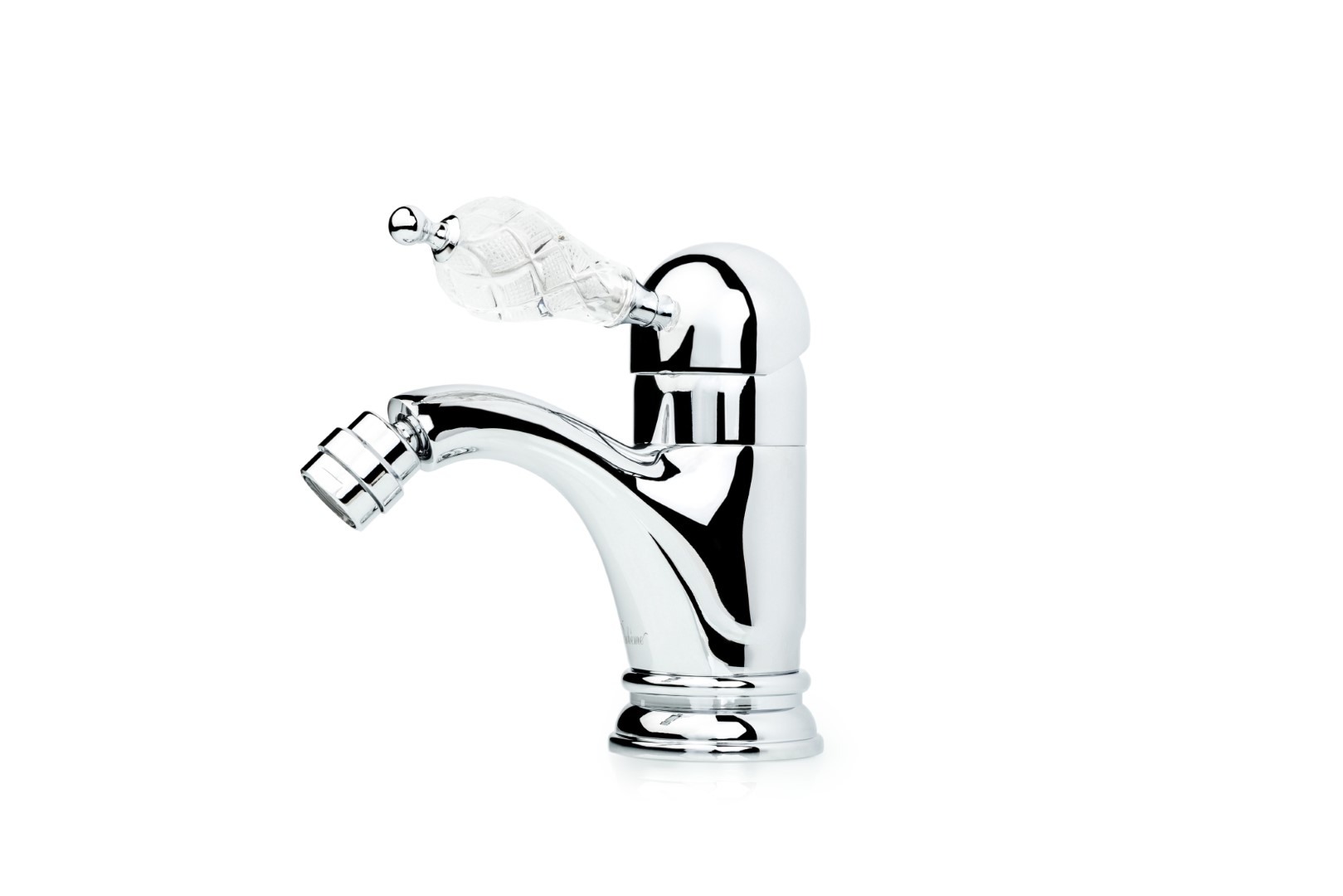 Фото Смеситель для биде Boheme Crystal 266-CRST хром глянец