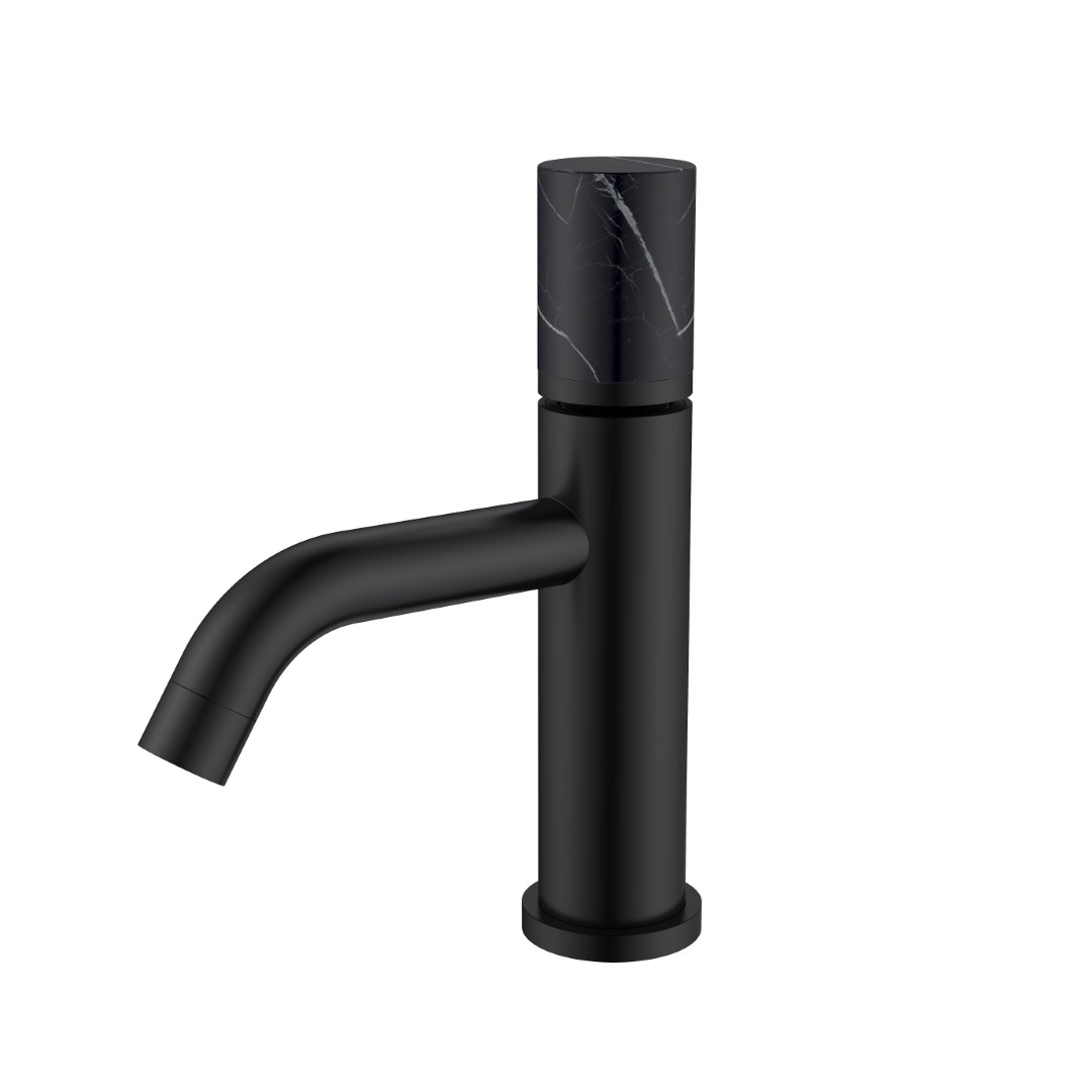 Фото Смеситель для раковины Boheme Stick 121-B-MR-B черный матовый