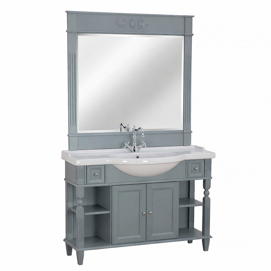 Фото Мебель для ванной Migliore Kantri цвет Antracite Anticato 121 см