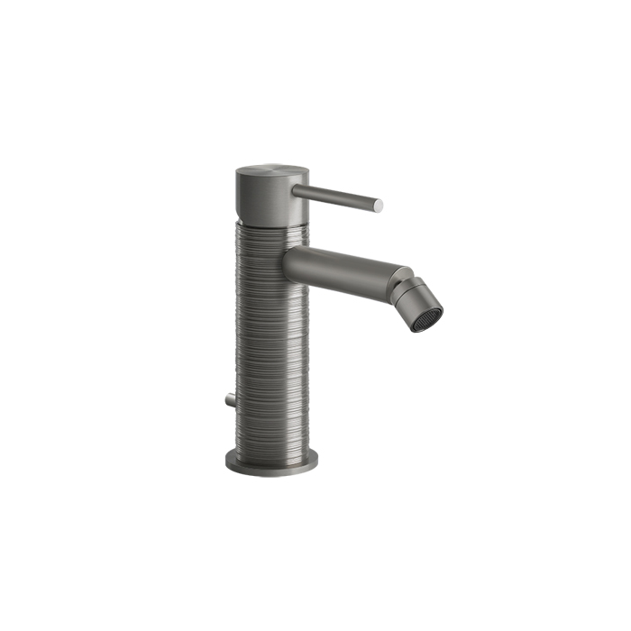 Фото Смеситель Gessi Gessi316 54307#239 для биде с донным клапаном, нержавеющая сталь браш