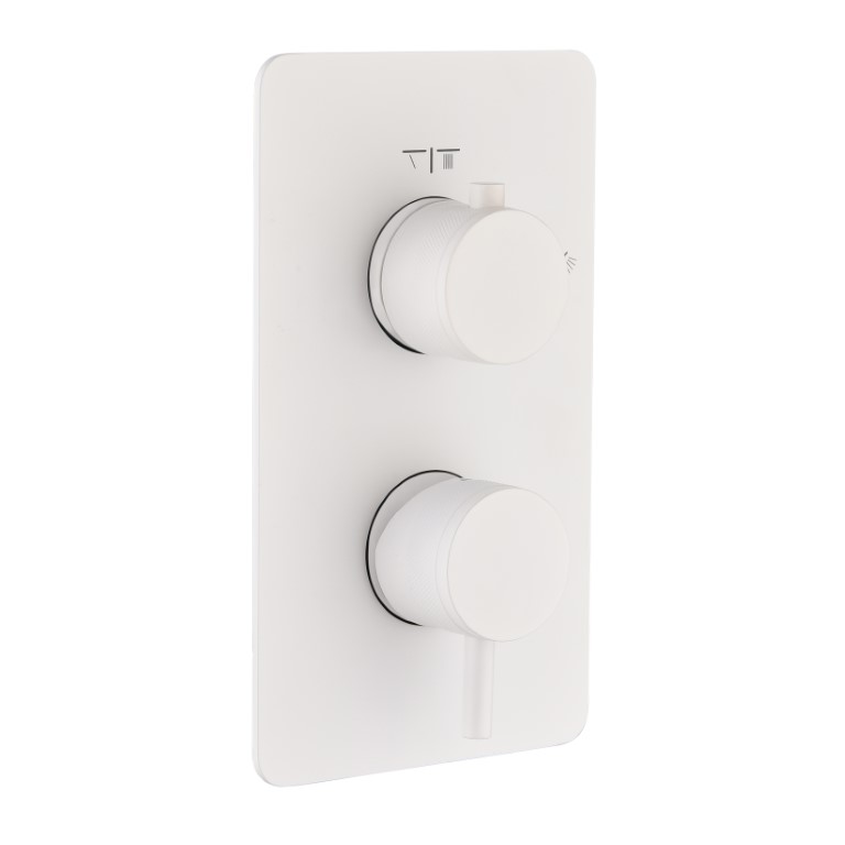 Фото Смеситель для душа Boheme Cell 135-3-MW на 3 потока белый матовый