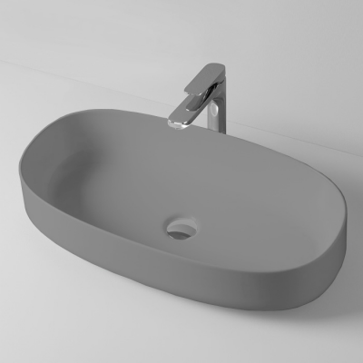Фото Раковина Artceram Cognac COL005 15 00 накладная 68 см, цвет Grigio Oliva