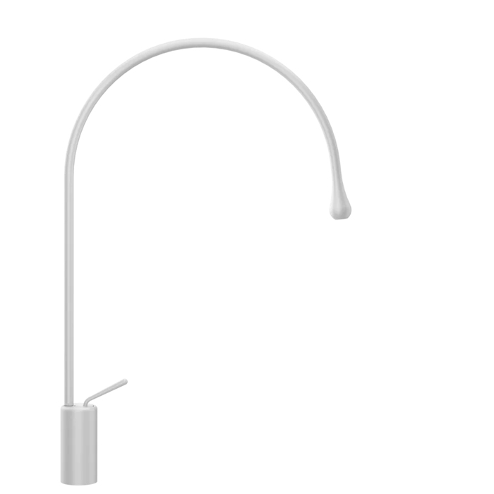 Фото Смеситель Gessi Goccia 33606#279 для раковины, белый матовый
