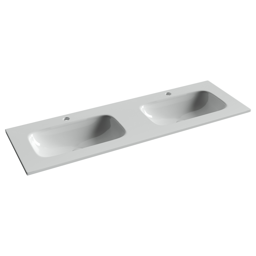 Фото Раковина Ceramicanova Grace CN7022 мебельная 141 × 45,7 × 13,7 см, белый глянцевый