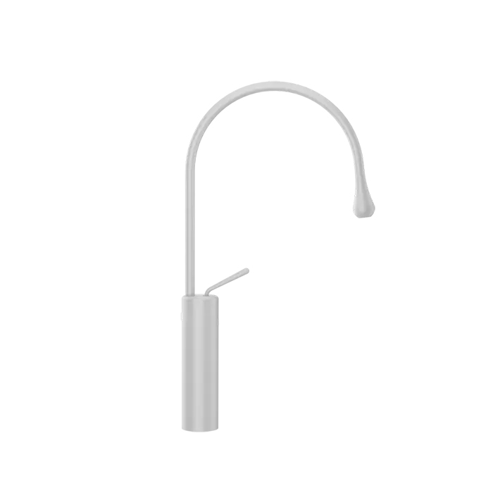 Фото Смеситель Gessi Goccia 33609#279 для раковины, белый матовый