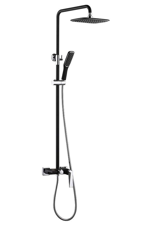 Фото Душевая стойка Boheme Venturo 378-B черный матовый