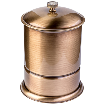 Фото Мусорное ведро Boheme Royal Cristal 10927-BR бронза 5 л