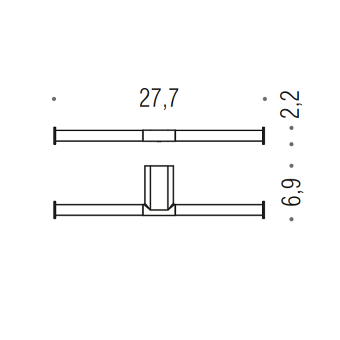 Фото Держатель туалетной бумаги Colombo Mini B4090.CR хром глянец