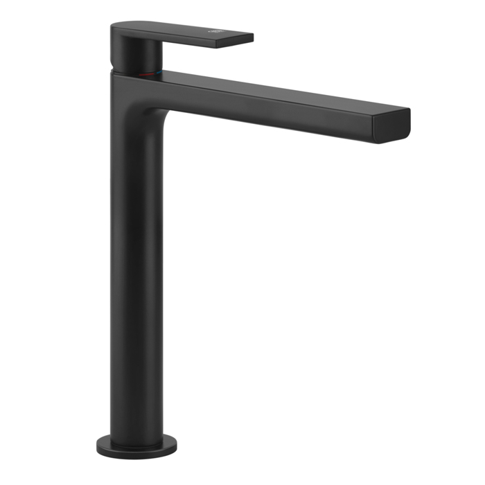 Фото Смеситель Gessi Via manzoni 38609#299 для раковины, черный матовый