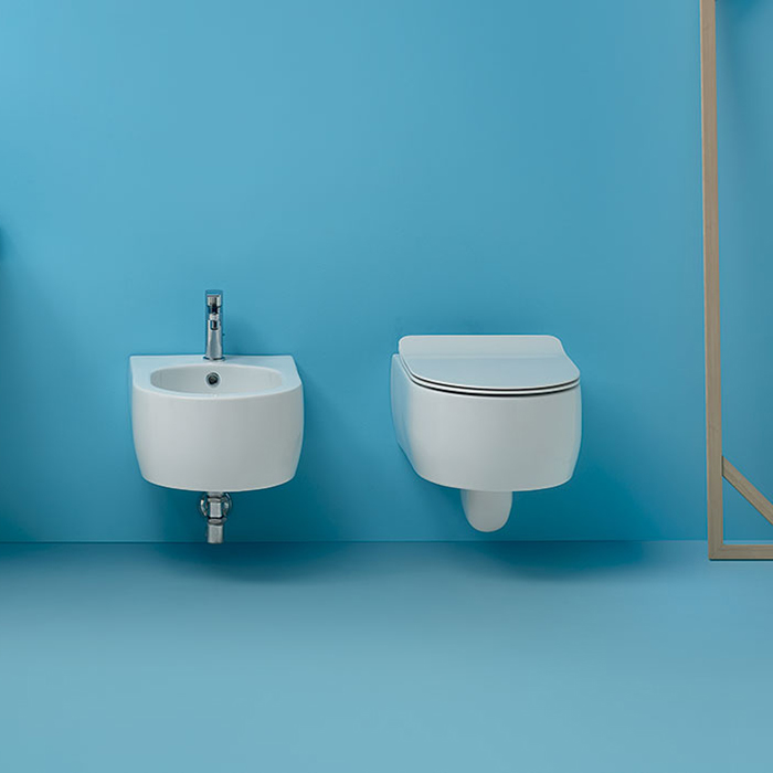 Фото Унитаз подвесной Kerasan FLO 311530, без сиденья, белый матовый