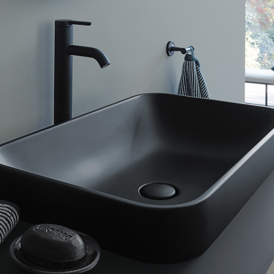 Фото Раковина Duravit Happy D.2 Plus 2359601300 накладная 60 см, цвет антрацит матовый