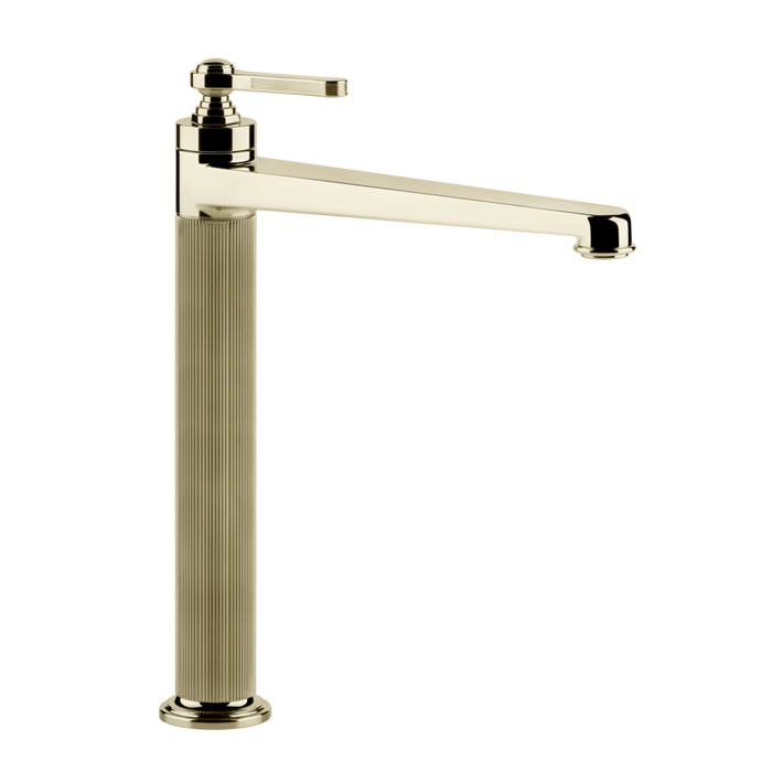 Фото Смеситель Gessi Venti20 65003#710 для раковины с донным клапаном, латунь глянец pvd