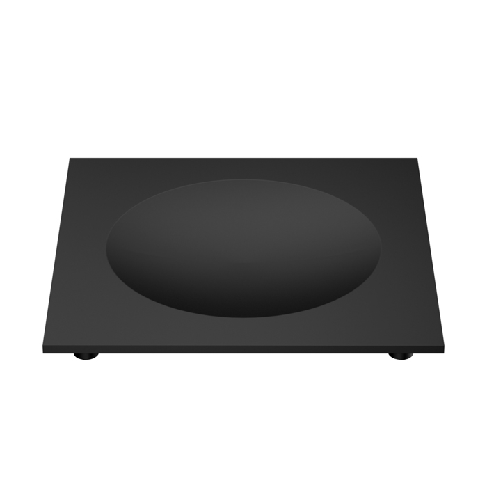 Фото Мыльница Decor Walther Corner 0837260 настольная, черный матовый