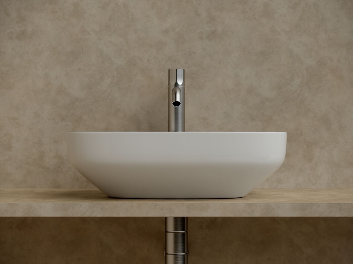 Фото Раковина Ceramicanova Element CN5031 накладная 50 × 38 × 15 см, белый глянцевый