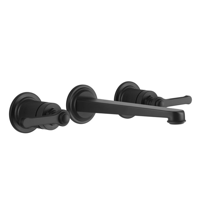 Фото Смеситель Gessi Venti20 65091#299 для раковины, черный матовый