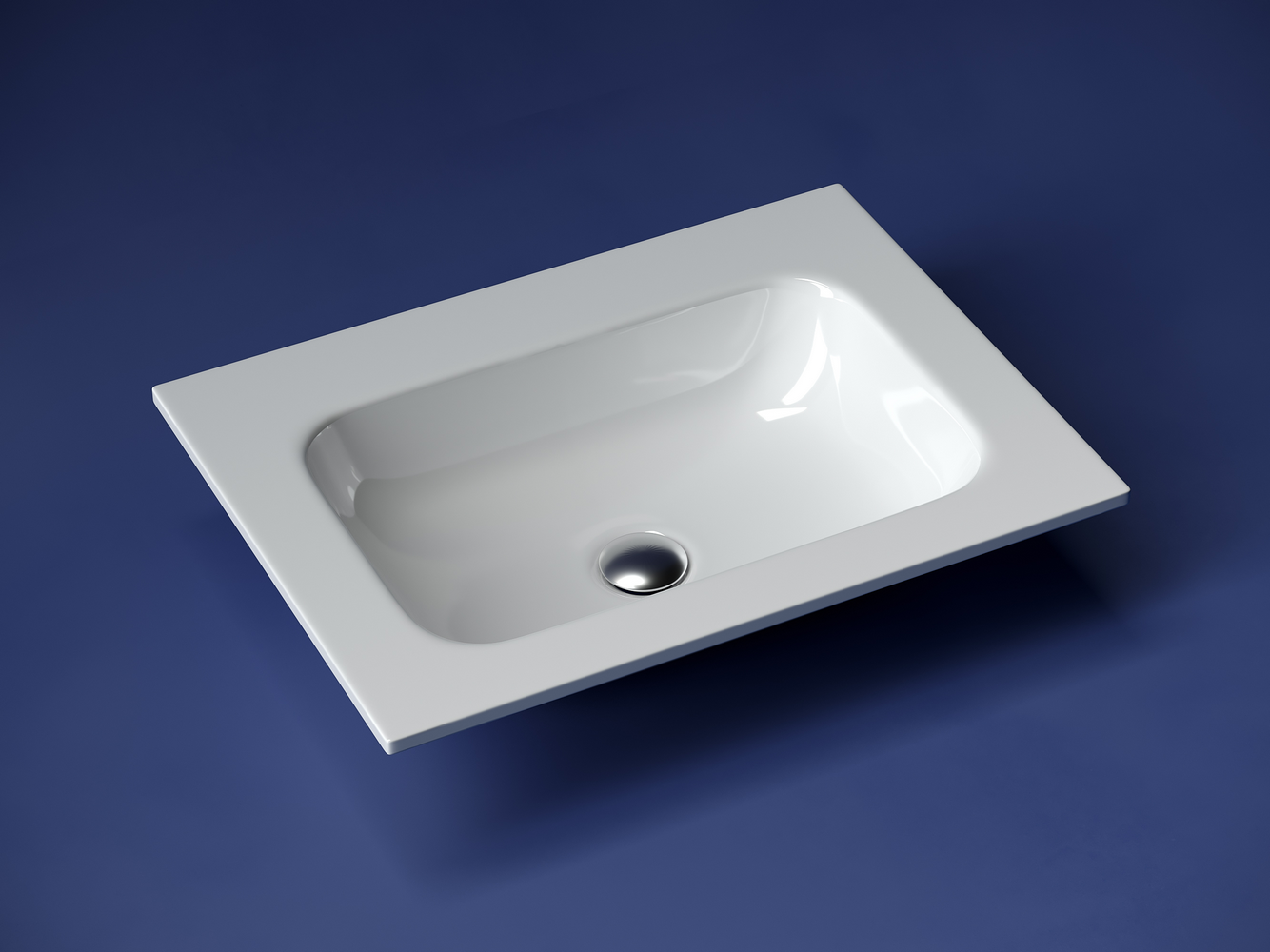 Фото Раковина Ceramicanova Grace CN7011wx мебельная 61 × 45,7 × 13,7 см, белый глянцевый