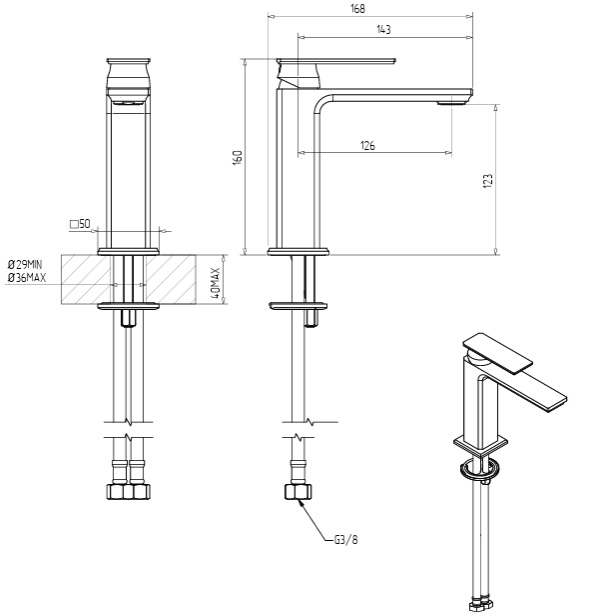 Фото Смеситель для раковины Migliore Atelier 33126 с донным клапаном, золото брашированное